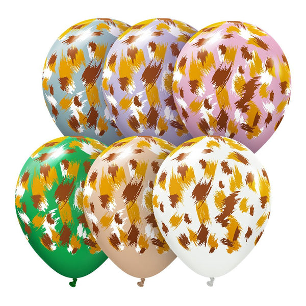 12 inch KALISAN SAFARI SAVANNA - ASSORTMENT (6 PK) - LA Balloons