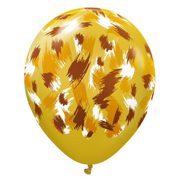 12 inch KALISAN SAFARI SAVANNA - MUSTARD - LA Balloons