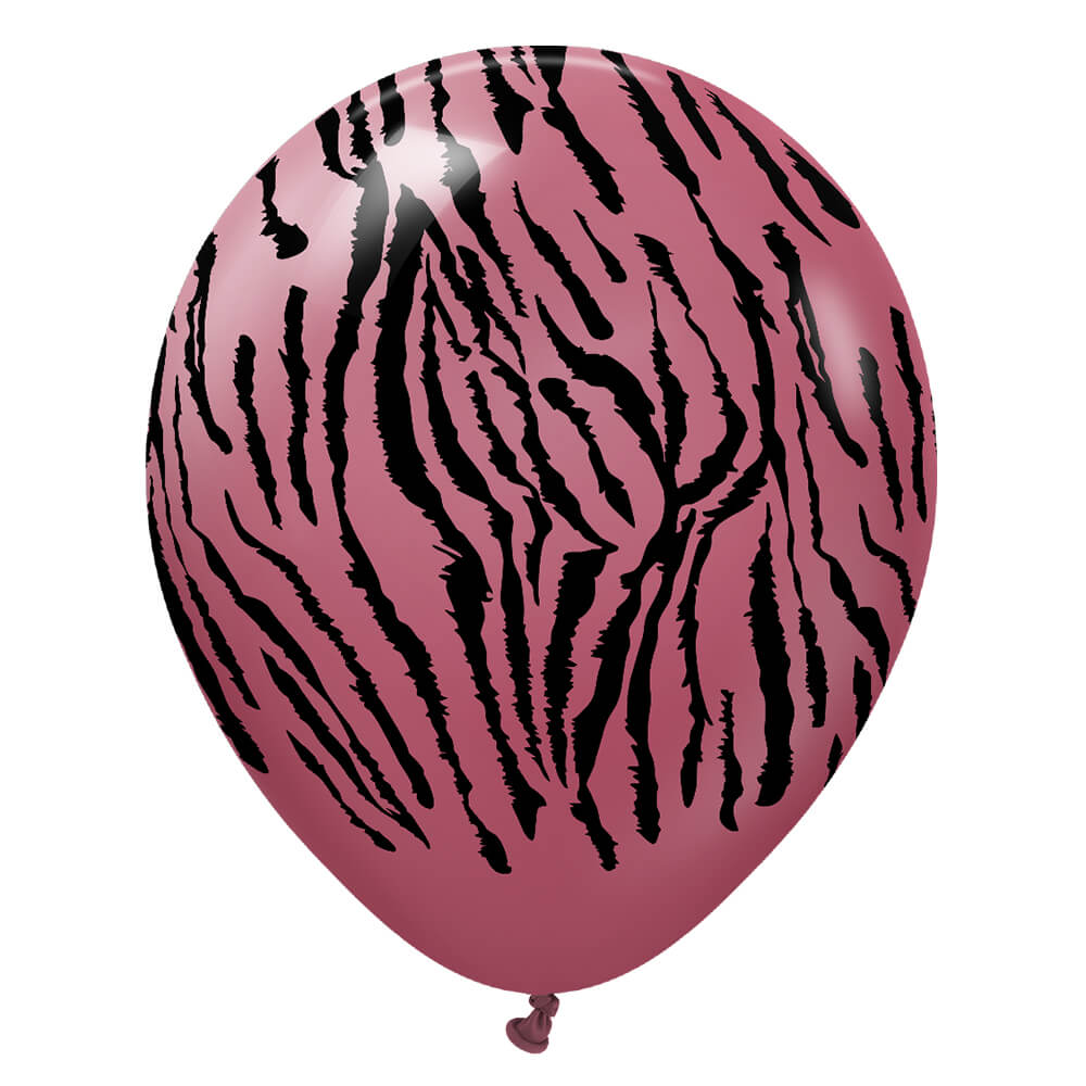 12 inch KALISAN SAFARI TIGER - WILD BERRY W/ BLACK INK
