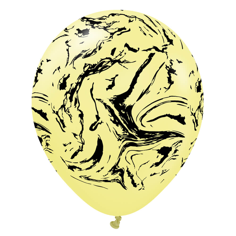 12 inch KALISAN SPACE NEBULA - MACARON YELLOW W/ BLACK INK