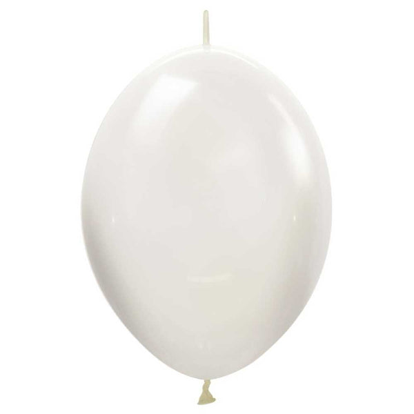 12 inch SEMPERTEX LINK - O - LOON - CRYSTAL CLEAR - LA Balloons