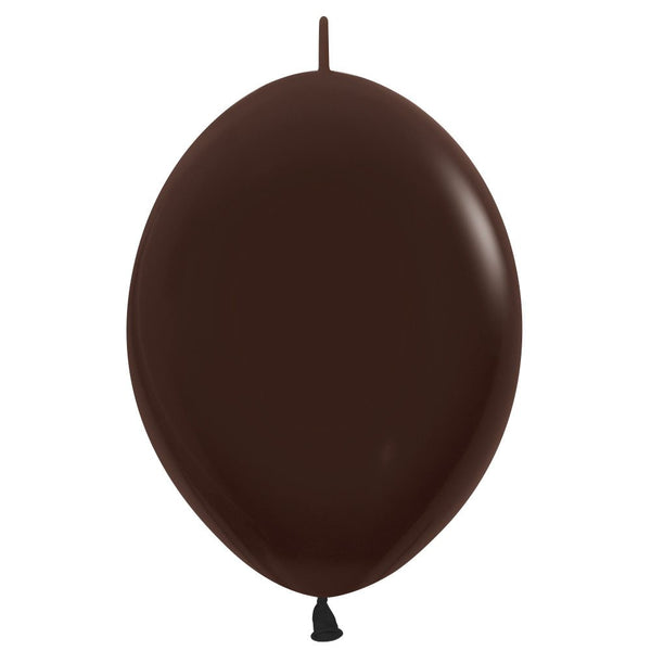 12 inch SEMPERTEX LINK - O - LOON DELUXE CHOCOLATE - LA Balloons