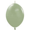 12 inch SEMPERTEX LINK - O - LOON - DELUXE EUCALYPTUS - LA Balloons