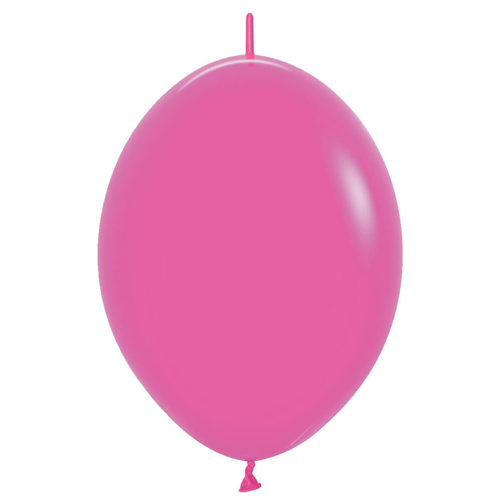 12 inch SEMPERTEX LINK - O - LOON DELUXE FUCHSIA - LA Balloons