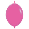 12 inch SEMPERTEX LINK - O - LOON DELUXE FUCHSIA - LA Balloons