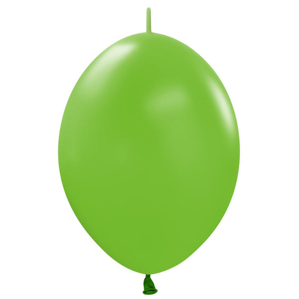 12 inch SEMPERTEX LINK - O - LOON DELUXE KEY LIME GREEN - LA Balloons