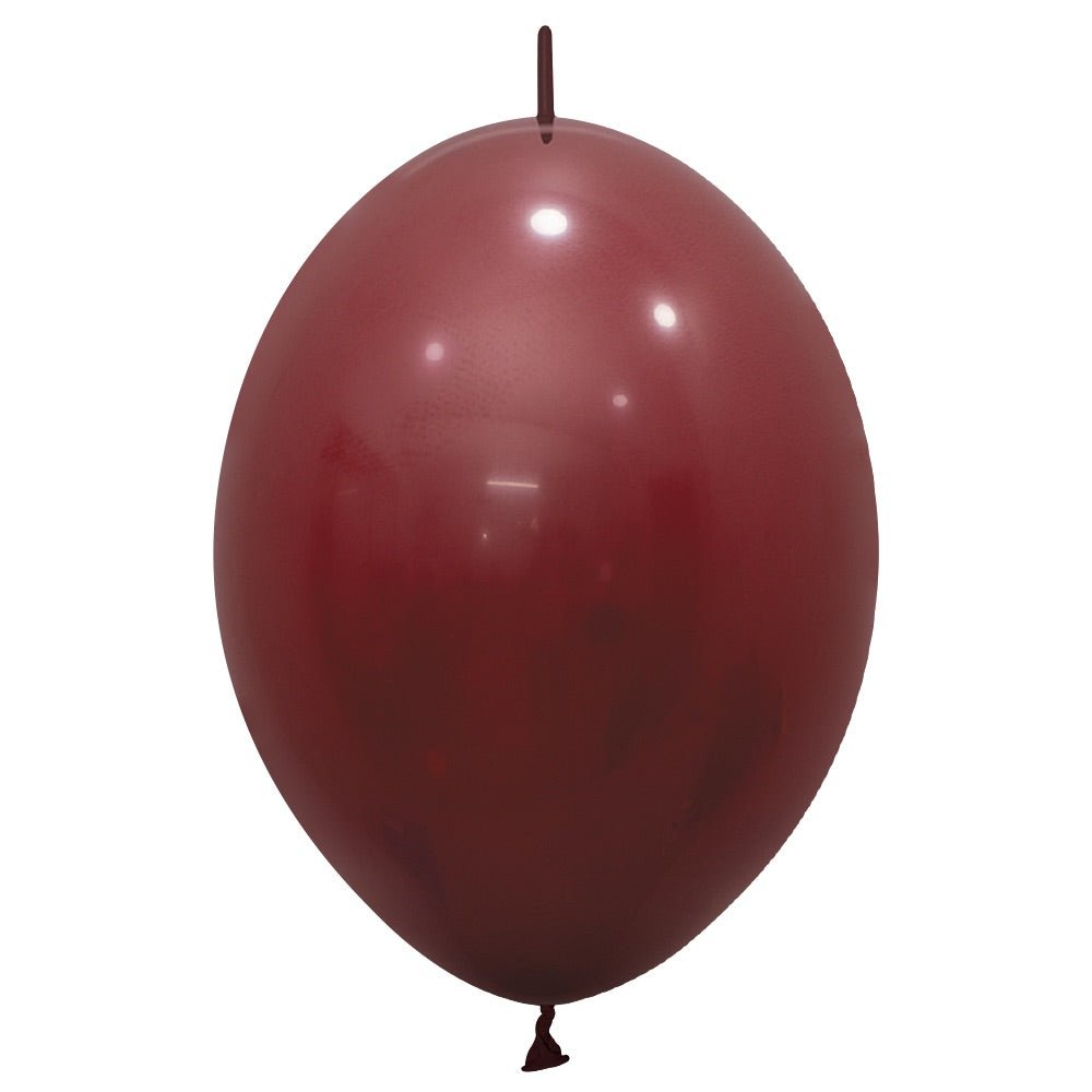 12 inch SEMPERTEX LINK - O - LOON DELUXE MERLOT - LA Balloons
