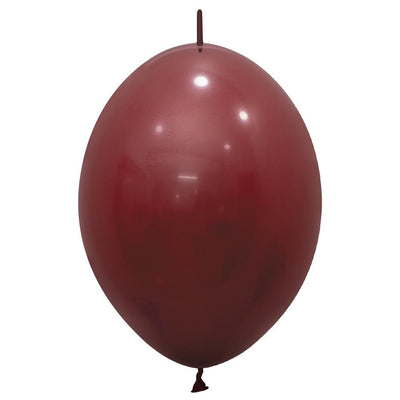 12 inch SEMPERTEX LINK - O - LOON DELUXE MERLOT - LA Balloons