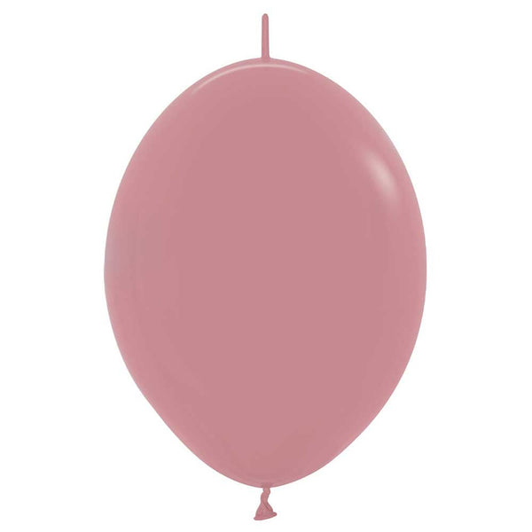 12 inch SEMPERTEX LINK - O - LOON - DELUXE ROSEWOOD - LA Balloons