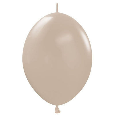 12 inch SEMPERTEX LINK - O - LOON - DELUXE WHITE SAND - LA Balloons