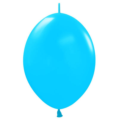 12 inch SEMPERTEX LINK - O - LOON FASHION BLUE - LA Balloons