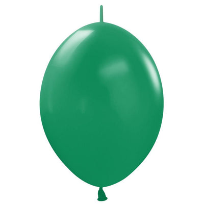 12 inch SEMPERTEX LINK - O - LOON FASHION FOREST GREEN - LA Balloons