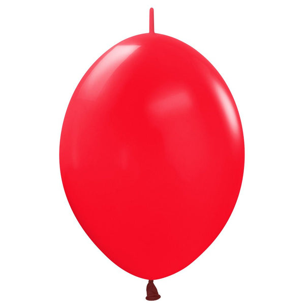 12 inch SEMPERTEX LINK - O - LOON FASHION RED - LA Balloons