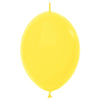 12 inch SEMPERTEX LINK - O - LOON FASHION YELLOW - LA Balloons