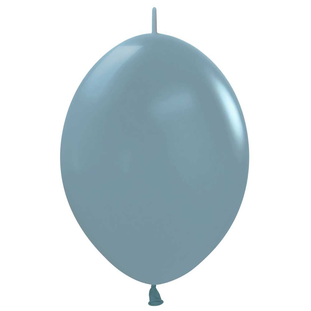 12 inch SEMPERTEX LINK - O - LOON - PASTEL DUSK BLUE - LA Balloons