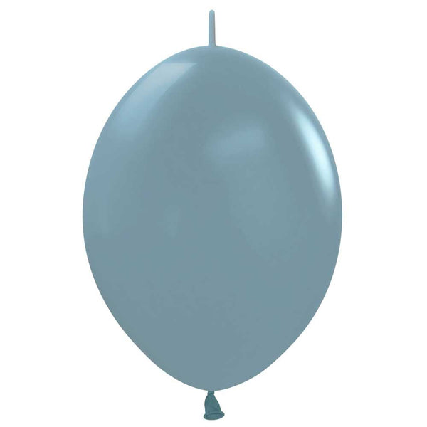 12 inch SEMPERTEX LINK - O - LOON - PASTEL DUSK BLUE - LA Balloons