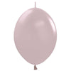 12 inch SEMPERTEX LINK - O - LOON - PASTEL DUSK ROSE - LA Balloons