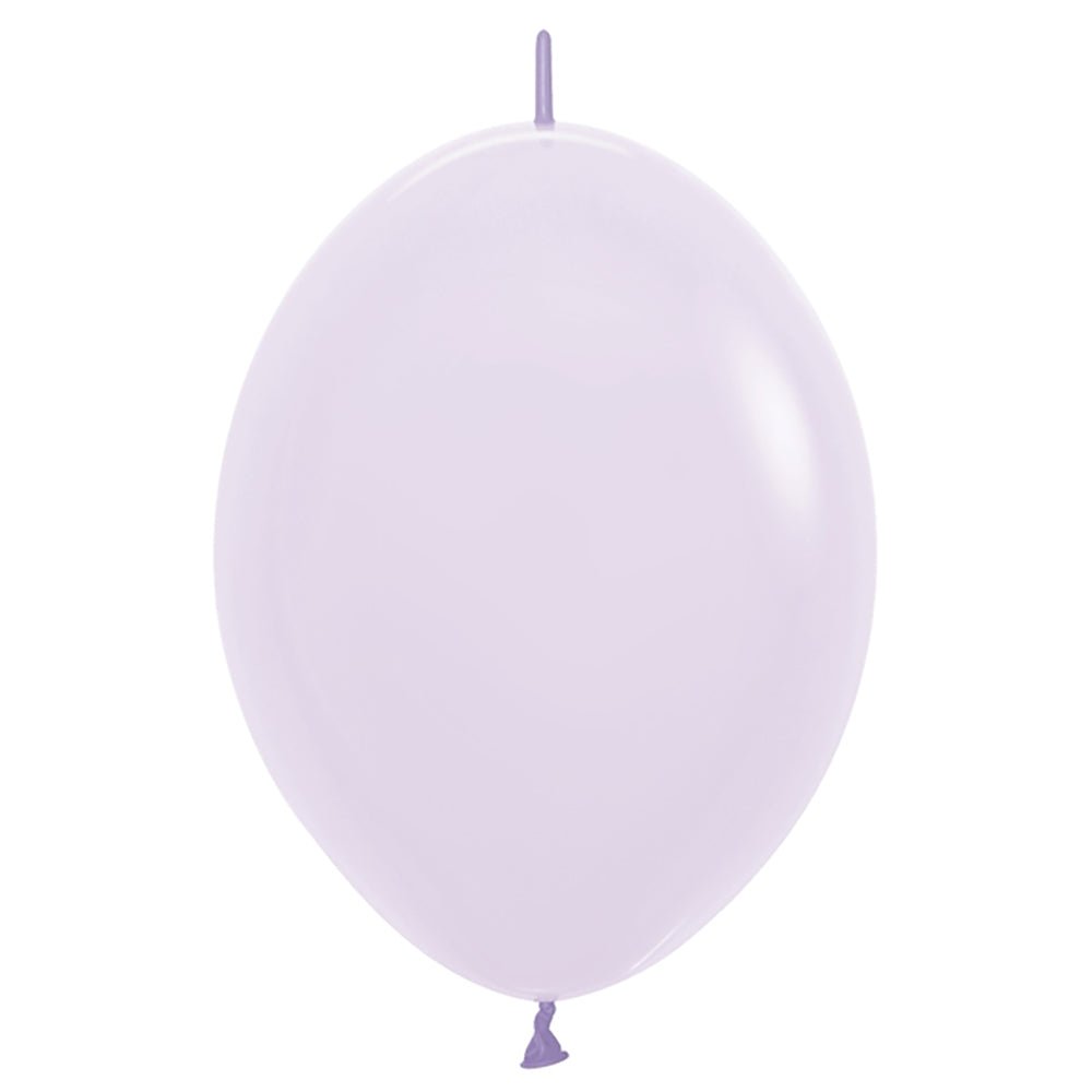12 inch SEMPERTEX LINK - O - LOON PASTEL MATTE LILAC - LA Balloons