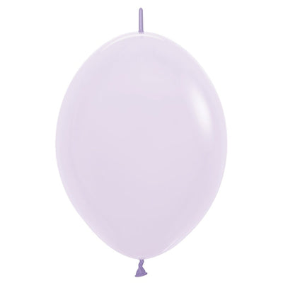 12 inch SEMPERTEX LINK - O - LOON PASTEL MATTE LILAC - LA Balloons