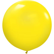 Kalisan 24 inch KALISAN STANDARD YELLOW Latex Balloons 12423156-KL
