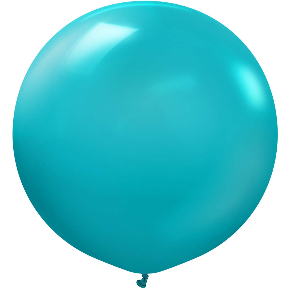 Kalisan 24 inch KALISAN STANDARD TURQUOISE Latex Balloons 12423186-KL