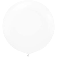 Kalisan 24 inch KALISAN CRYSTAL CLEAR TRANSPARENT Latex Balloons 12423336-KL