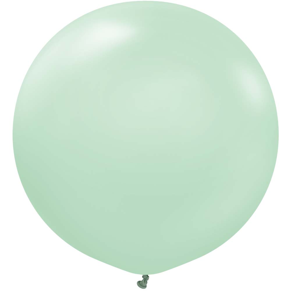 Kalisan 24 inch KALISAN PASTEL MATTE MACARON GREEN Latex Balloons 12430046-KL