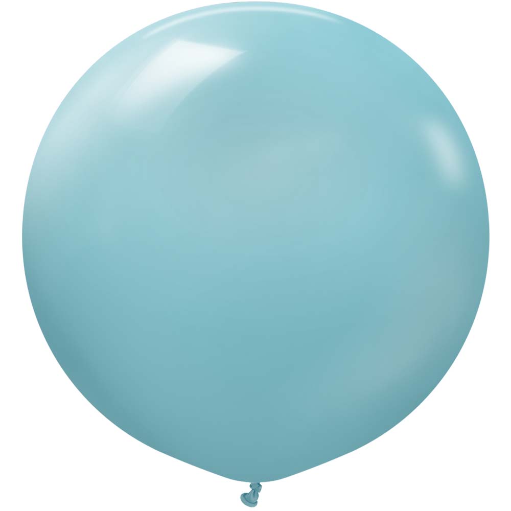 Kalisan 24 inch KALISAN RETRO BLUE GLASS Latex Balloons 12480046-KL