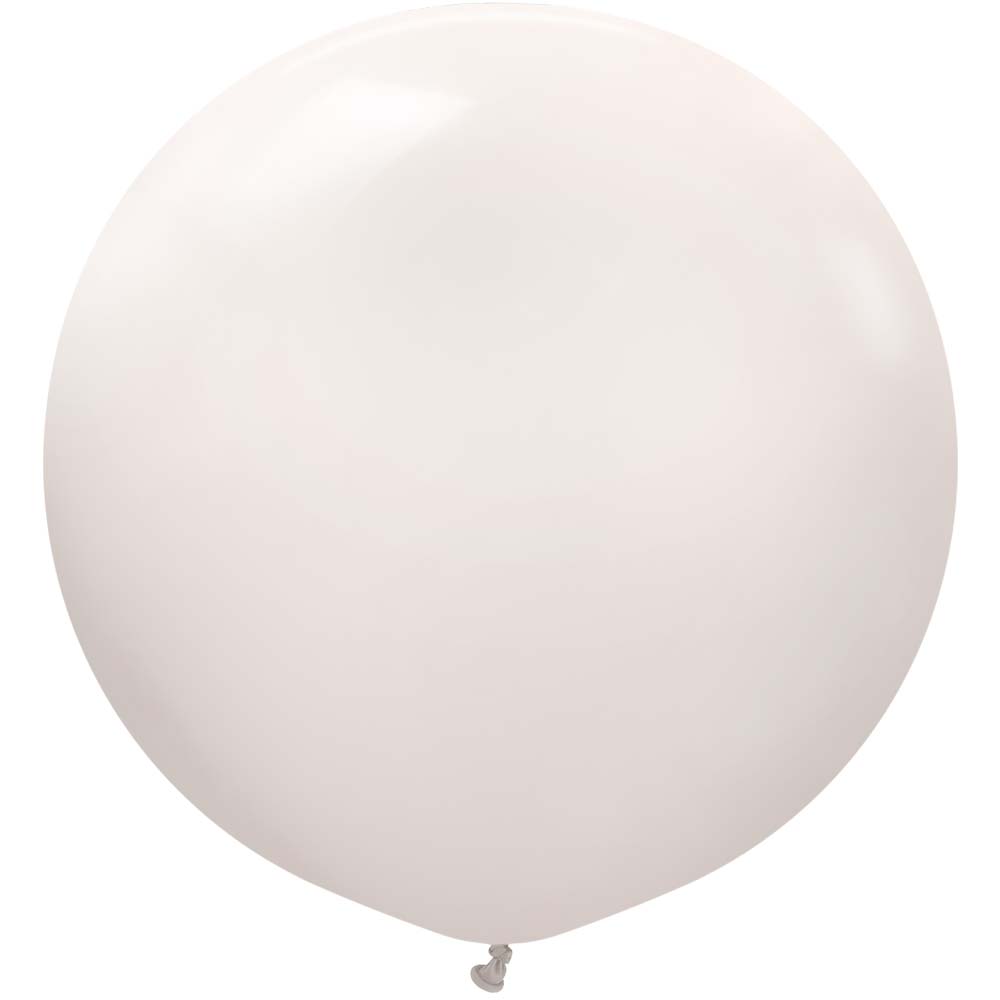Kalisan 24 inch KALISAN RETRO WHITE SAND Latex Balloons 12480156-KL