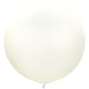 Kalisan 24 inch KALISAN RETRO WHITE Latex Balloons 12480186-KL