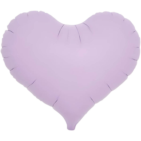 14 inch JELLY HEART - PASTEL LAVENDER - LA Balloons