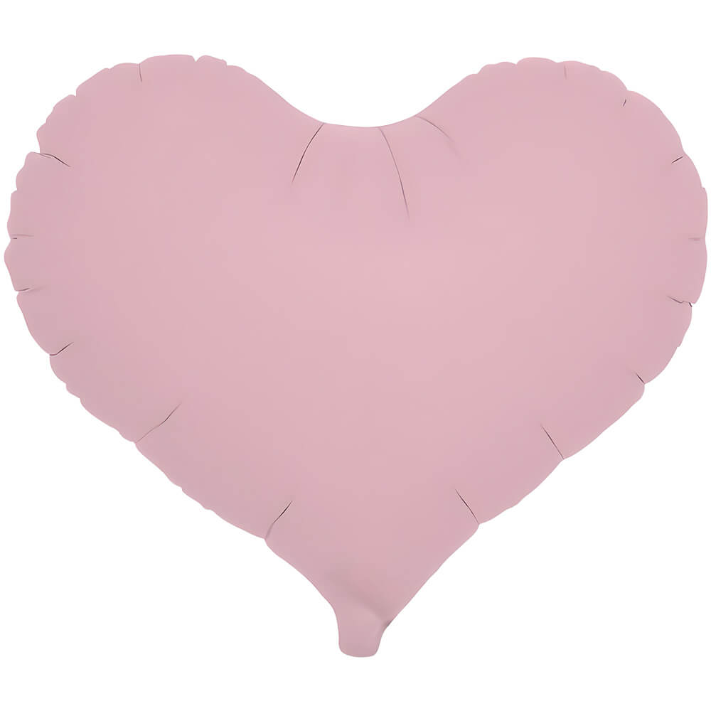 14 inch JELLY HEART - PASTEL PINK