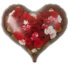 14 inch JELLY HEART - PRINCESS BOUQUET BROWN - LA Balloons