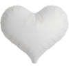 14 inch JELLY HEART - WHITE - LA Balloons