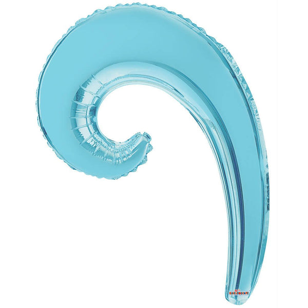 14 inch KURLY WAVE - LIGHT BLUE - LA Balloons