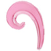 14 inch KURLY WAVE - PINK - LA Balloons
