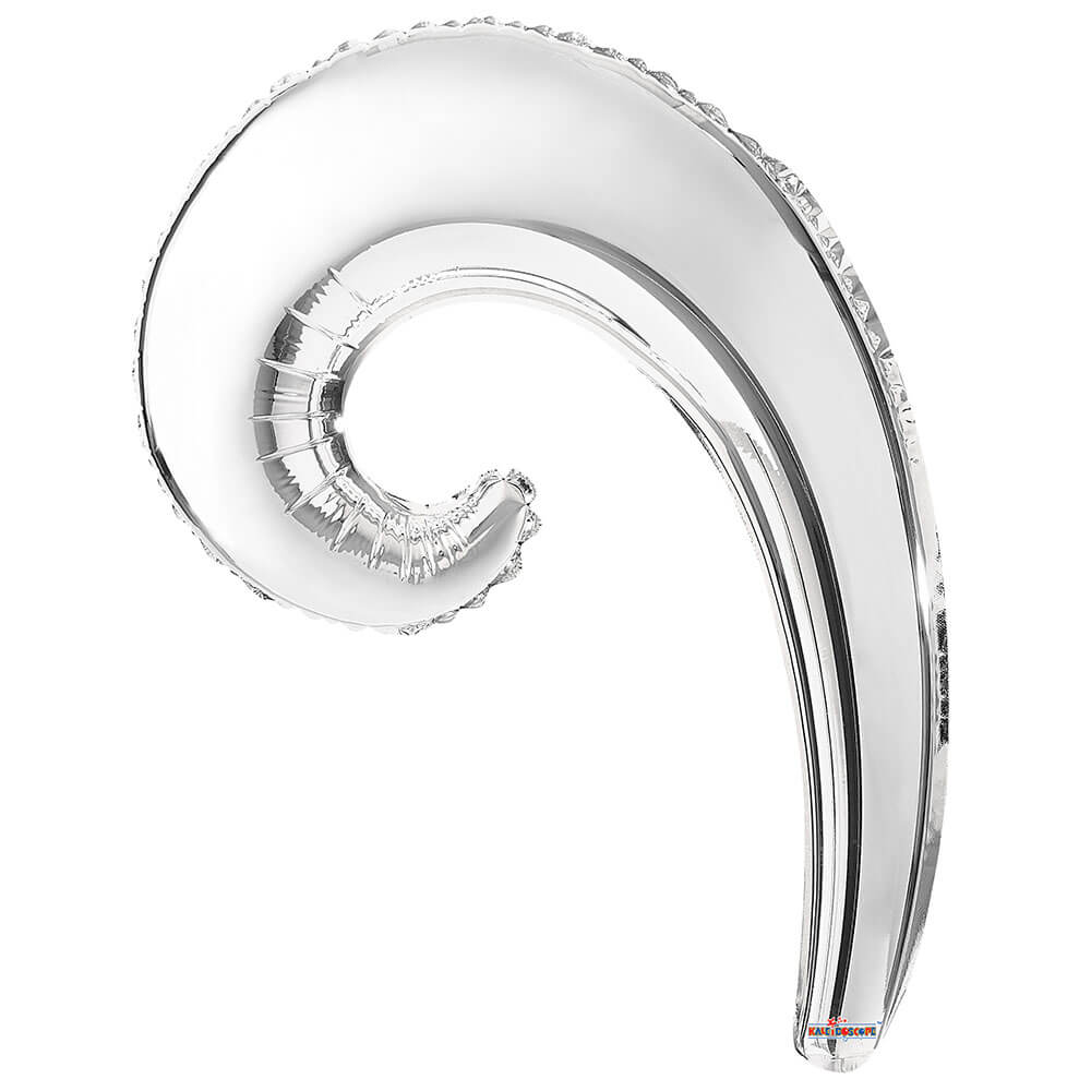 14 inch KURLY WAVE - SILVER (AIR-FILL ONLY)