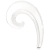 14 inch KURLY WAVE - WHITE GELLIBEAN - LA Balloons