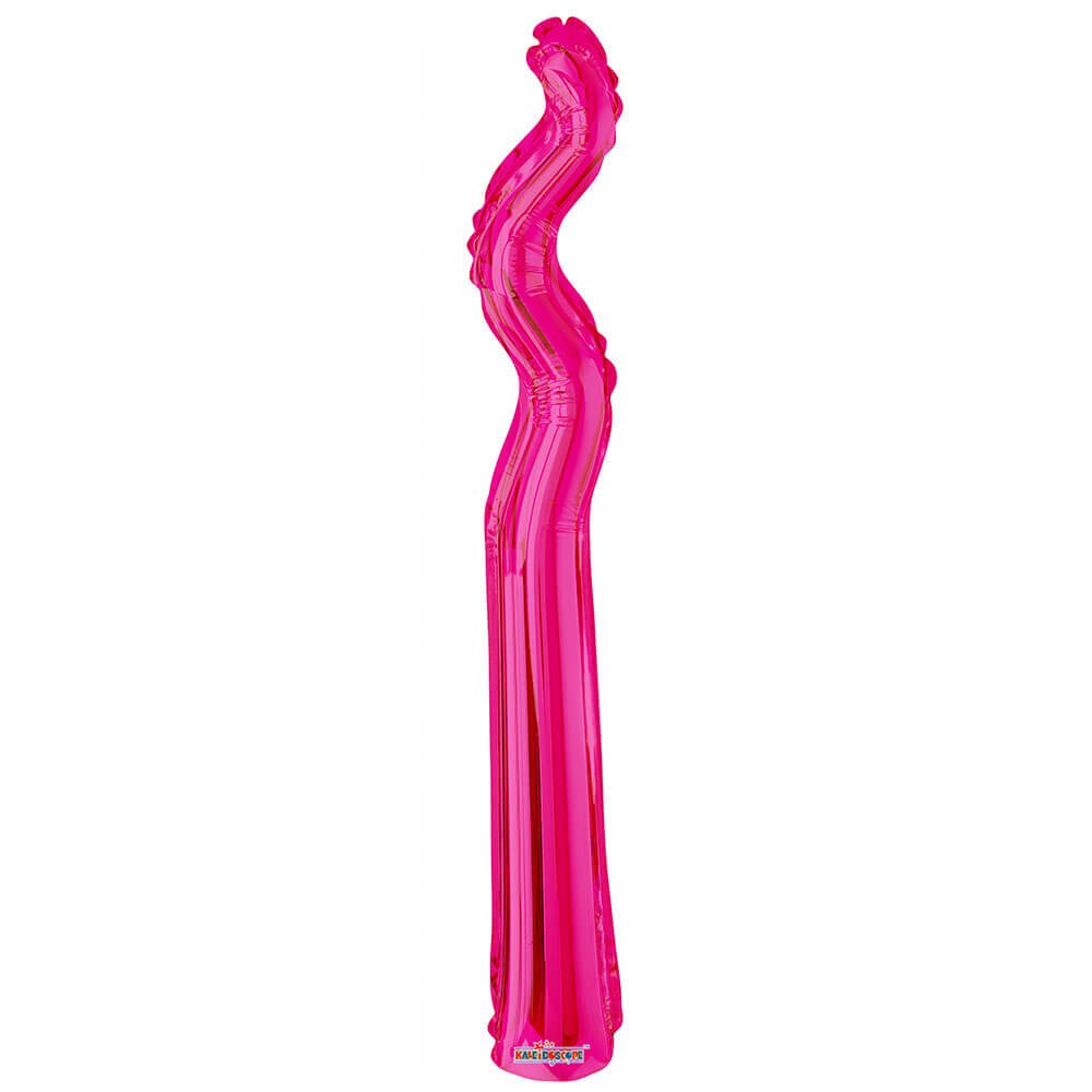14 inch KURLY ZIG ZAG - MAGENTA (AIR-FILL ONLY)