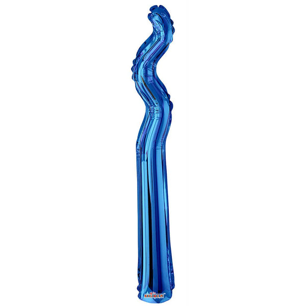 14 inch KURLY ZIG ZAG - ROYAL BLUE - LA Balloons