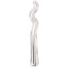 14 inch KURLY ZIG ZAG - SILVER - LA Balloons