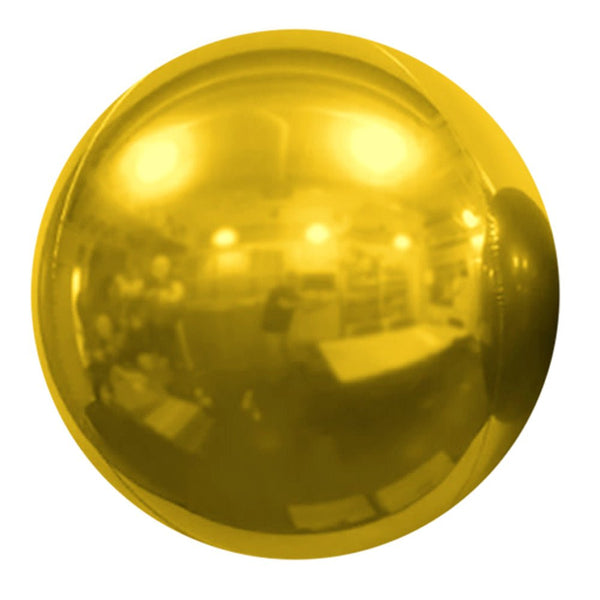 16 inch MIRROR BALLOON - BRIGHT GOLD - LA Balloons