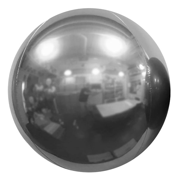 16 inch MIRROR BALLOON - SILVER - LA Balloons