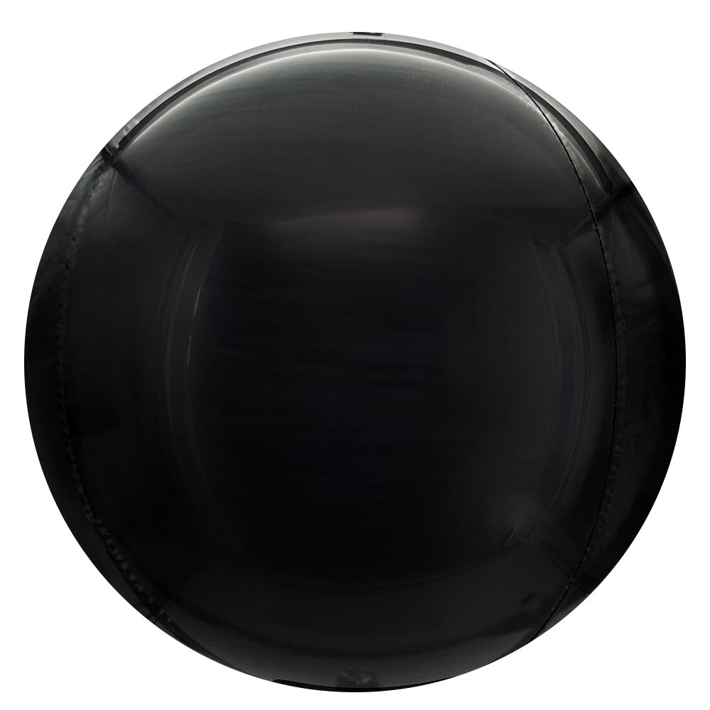 16 inch MIRROR MATTE BALLOON - BLACK