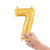 14 inch NUMBER 7 - GOLD MEGALOON - LA Balloons