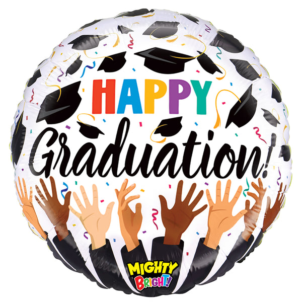 21 inch MIGHTY GRADUATION TOSSED CAPS