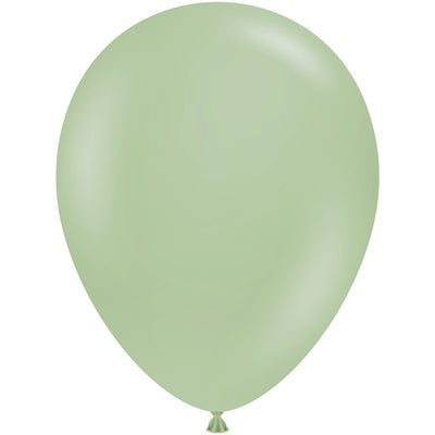TUFTEX 5 inch TUFTEX MEADOW GREEN Latex Balloons 15056-M