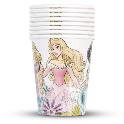 Unique 9 oz. DISNEY PRINCESS PAPER CUPS (8 PK) Cups 15160-UN