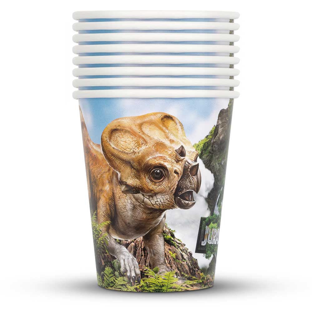 9 oz. JURASSIC WORLD REBIRTH PAPER CUPS (8 PK)