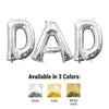 16 inch DAD - ANAGRAM LETTERS KIT (AIR - FILL ONLY) - LA Balloons